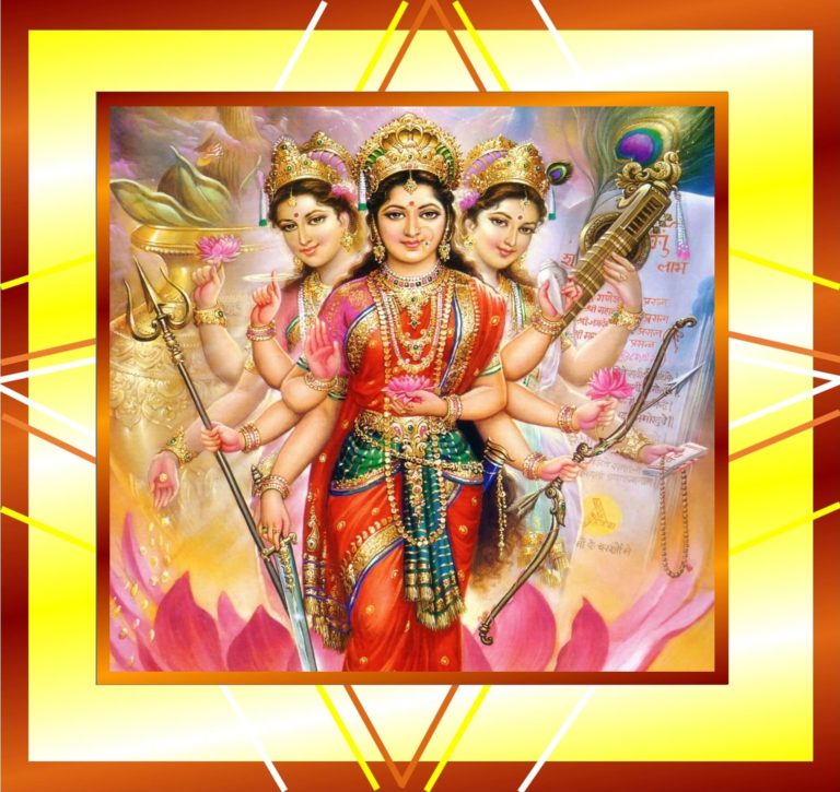 Ayudha Puja for Mahalakshmi Saraswati & Parvati Mata