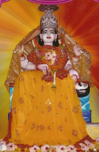 Baglamukhi Mata Idol