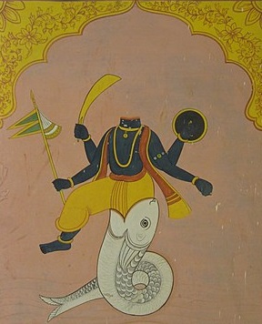 Ketu Dev the lower body