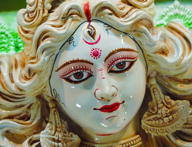 The face of Maa Durga