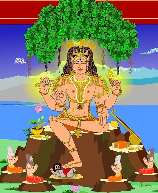 Dakshinamurthy the destroyer of ignorance